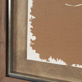 Cosmic Reach - Sienna by Nick Simon Hand-Embellished Textured Framed Artwork Matted under Glass from Mercana - Luna Furniture