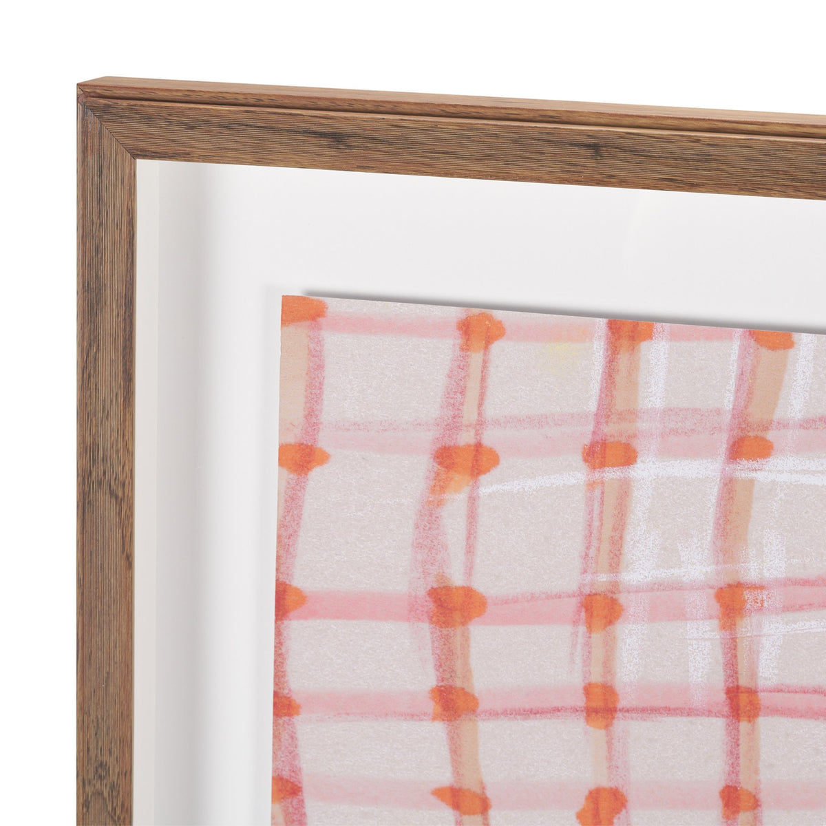 Blush by Mercana Studio Hand-Embellished Textured Framed Artwork Matted under Glass from Mercana - Luna Furniture