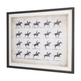 Running & Jumping by Mercana Studio Hand-Embellished Framed Artwork Matted under Glass from Mercana - Luna Furniture