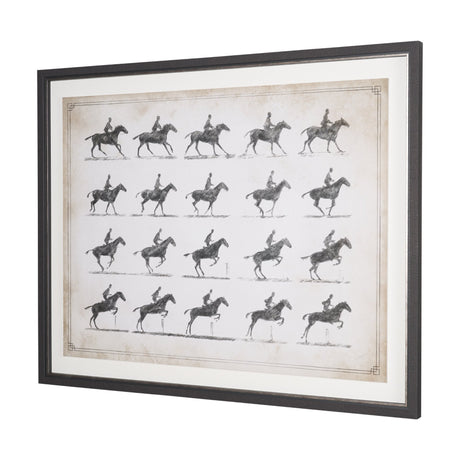 Running & Jumping by Mercana Studio Hand-Embellished Framed Artwork Matted under Glass from Mercana - Luna Furniture