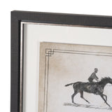 Running & Jumping by Mercana Studio Hand-Embellished Framed Artwork Matted under Glass from Mercana - Luna Furniture