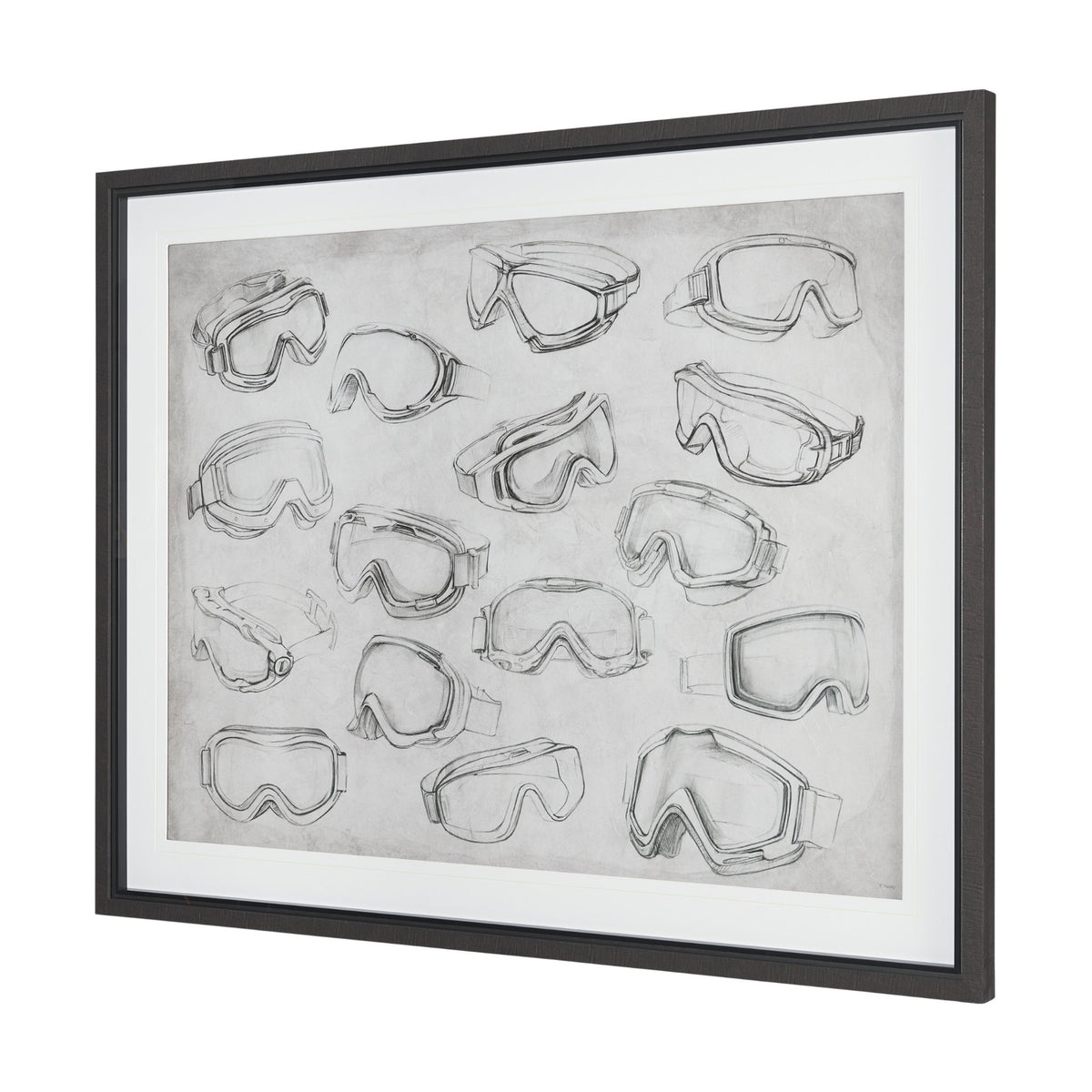 Mountain Eyes by Mercana Studio Textured Framed Artwork Matted under Glass from Mercana - Luna Furniture