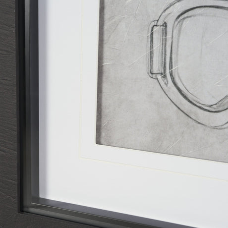 Mountain Eyes by Mercana Studio Textured Framed Artwork Matted under Glass from Mercana - Luna Furniture