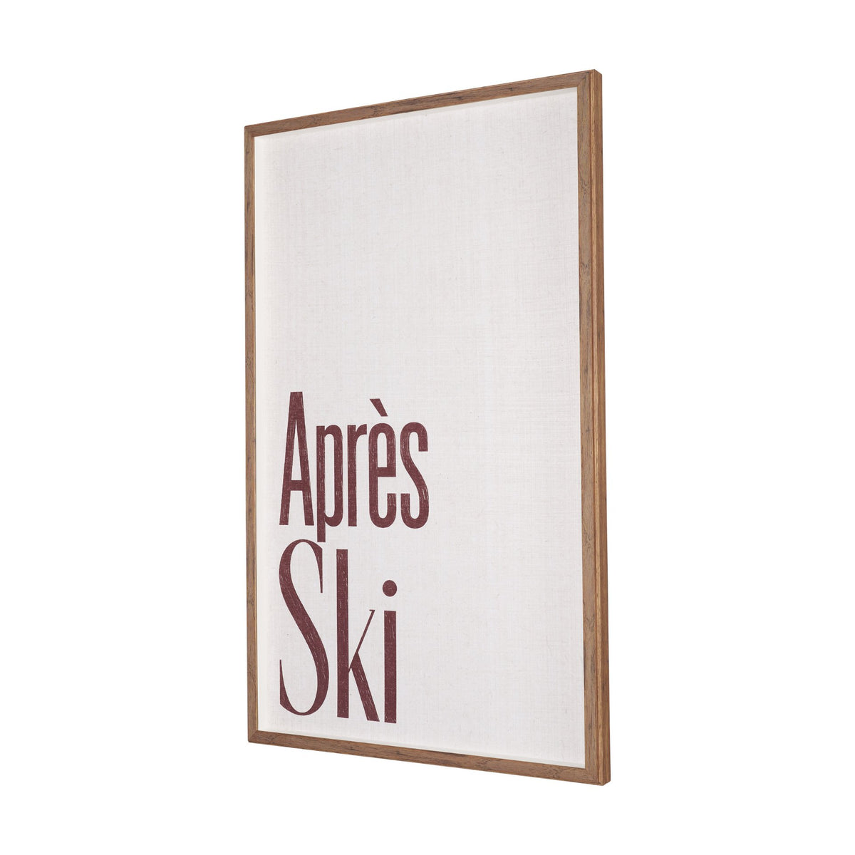 Apres Ski by Mercana Studio Hand-Embellished Textured Framed Artwork Matted under Glass from Mercana - Luna Furniture