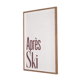 Apres Ski by Mercana Studio Hand-Embellished Textured Framed Artwork Matted under Glass from Mercana - Luna Furniture