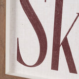 Apres Ski by Mercana Studio Hand-Embellished Textured Framed Artwork Matted under Glass from Mercana - Luna Furniture