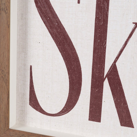 Apres Ski by Mercana Studio Hand-Embellished Textured Framed Artwork Matted under Glass from Mercana - Luna Furniture
