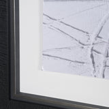 Skiers on Winter Slope by Anita Palceska Textured Framed Photo Print Matted under Glass from Mercana - Luna Furniture