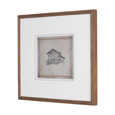 Apres 2 by Mercana Studio Hand-Embellished Textured Framed Artwork Matted under Glass from Mercana - Luna Furniture