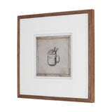 Apres 3 by Mercana Studio Hand-Embellished Textured Framed Artwork Matted under Glass from Mercana - Luna Furniture