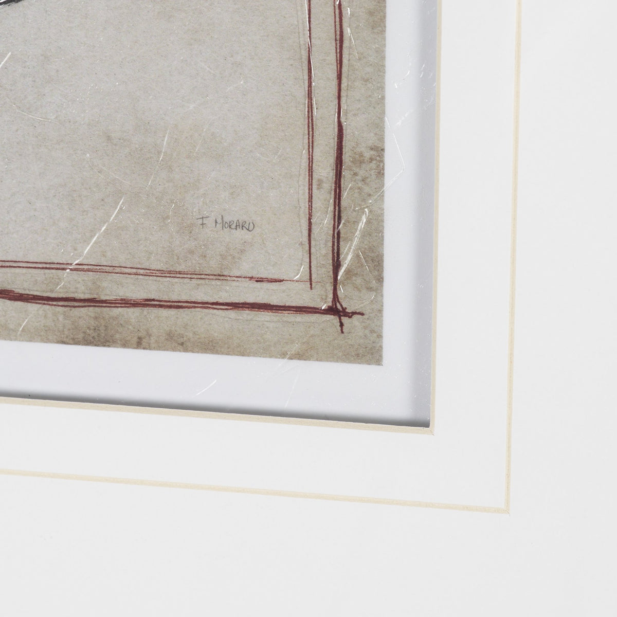 Apres 3 by Mercana Studio Hand-Embellished Textured Framed Artwork Matted under Glass from Mercana - Luna Furniture