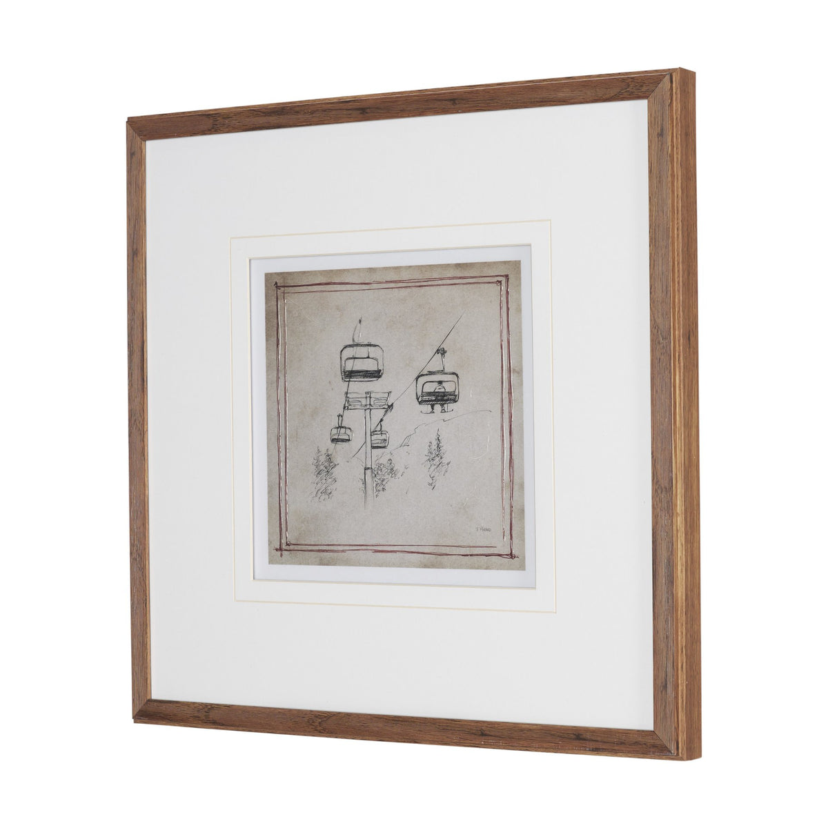 Apres 4 by Mercana Studio Hand-Embellished Textured Framed Artwork Matted under Glass from Mercana - Luna Furniture