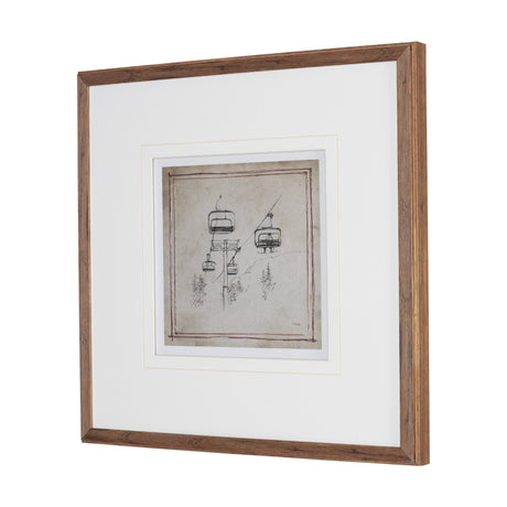 Apres 4 by Mercana Studio Hand-Embellished Textured Framed Artwork Matted under Glass from Mercana - Luna Furniture