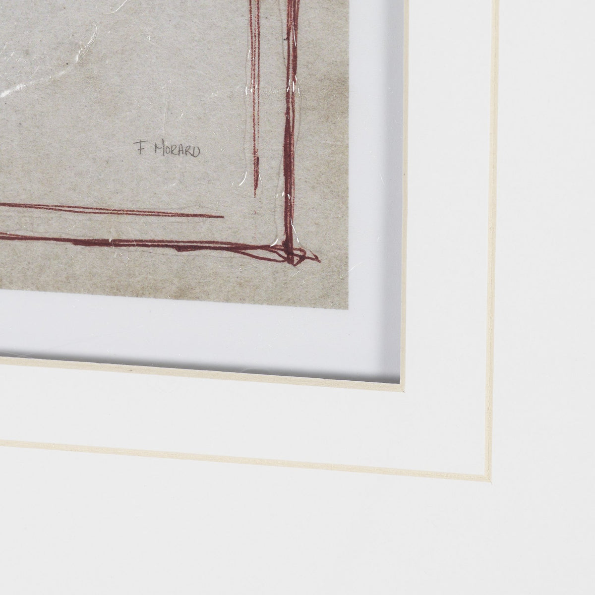 Apres 4 by Mercana Studio Hand-Embellished Textured Framed Artwork Matted under Glass from Mercana - Luna Furniture