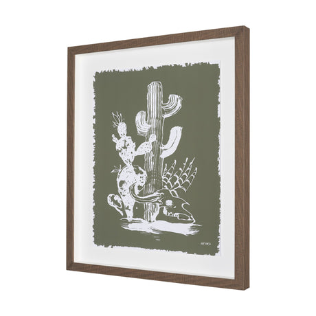 Baja by Nick Simon Hand-Embellished Framed Artwork Matted under Glass from Mercana - Luna Furniture