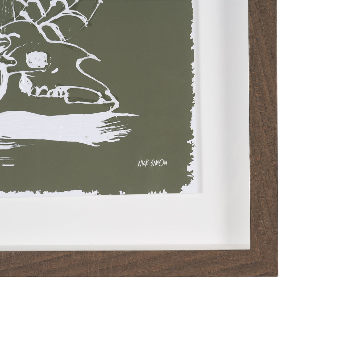 Baja by Nick Simon Hand-Embellished Framed Artwork Matted under Glass from Mercana - Luna Furniture