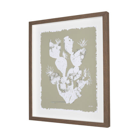 Solar Cactus by Nick Simon Hand-Embellished Framed Artwork Matted under Glass from Mercana - Luna Furniture