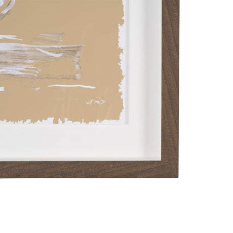 Saguaro Nights by Nick Simon Hand-Embellished Framed Artwork Matted under Glass from Mercana - Luna Furniture