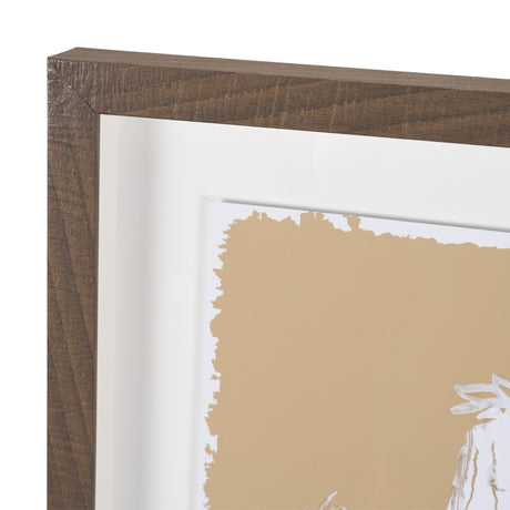 Saguaro Nights by Nick Simon Hand-Embellished Framed Artwork Matted under Glass from Mercana - Luna Furniture