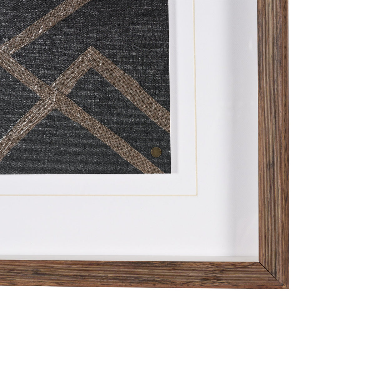 Fabric Fusion - Garisan by Maja Gunnarsdottir Textured Framed Artwork Matted under Glass from Mercana - Luna Furniture