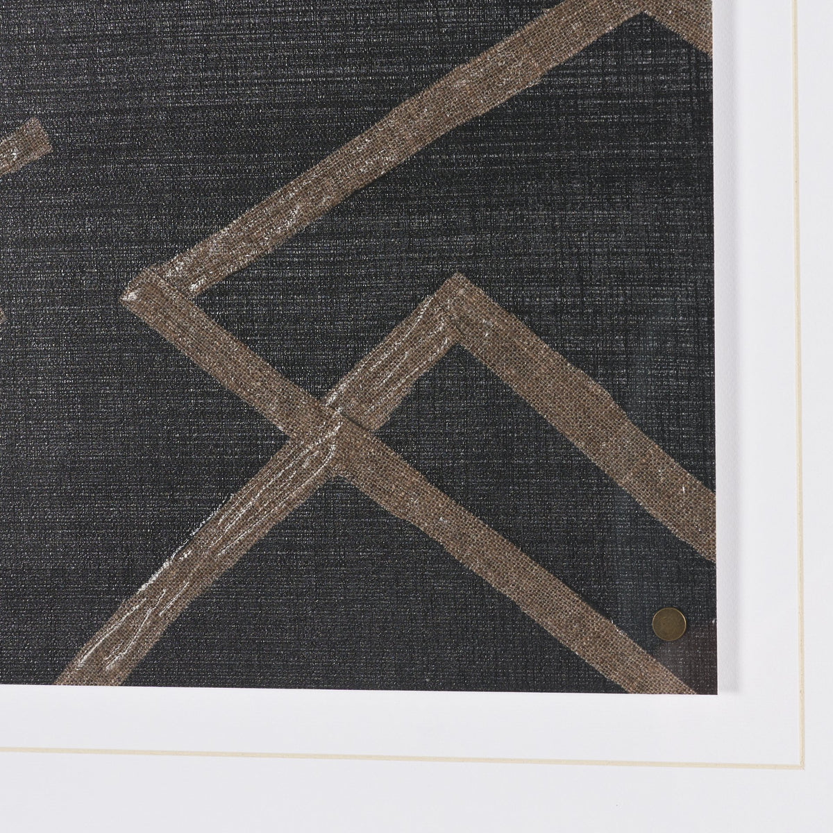 Fabric Fusion - Garisan by Maja Gunnarsdottir Textured Framed Artwork Matted under Glass from Mercana - Luna Furniture