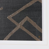 Fabric Fusion - Garisan by Maja Gunnarsdottir Textured Framed Artwork Matted under Glass from Mercana - Luna Furniture