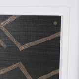 Fabric Fusion - Garisan by Maja Gunnarsdottir Textured Framed Artwork Matted under Glass from Mercana - Luna Furniture