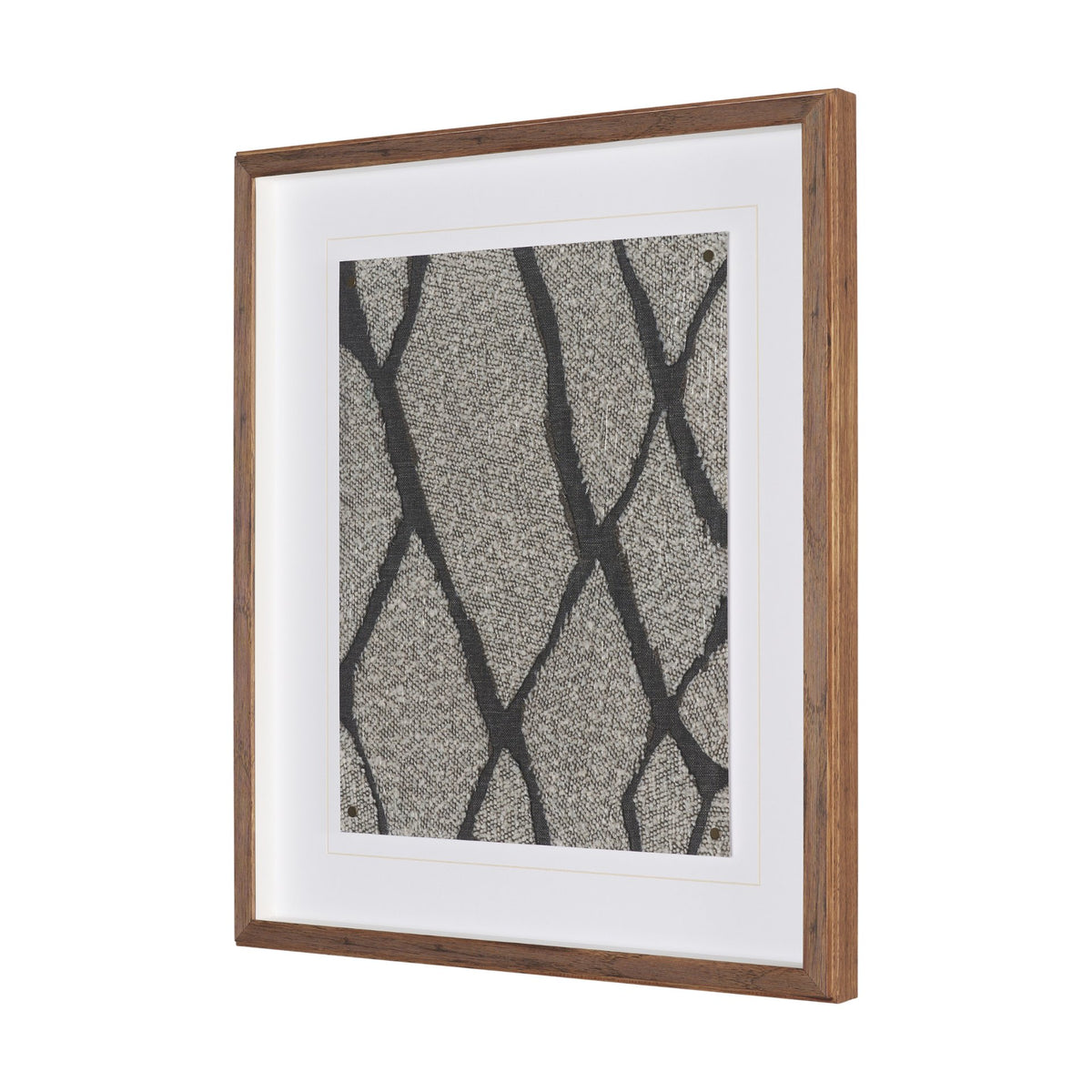 Fabric Fusion - Salib by Maja Gunnarsdottir Textured Framed Artwork Matted under Glass from Mercana - Luna Furniture