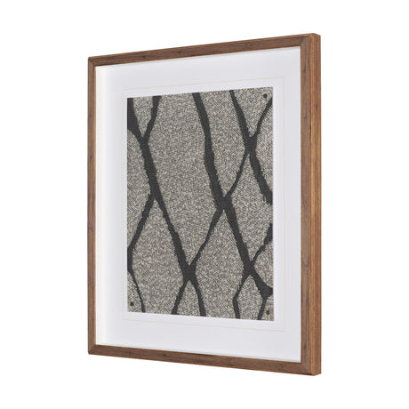 Fabric Fusion - Salib by Maja Gunnarsdottir Textured Framed Artwork Matted under Glass from Mercana - Luna Furniture