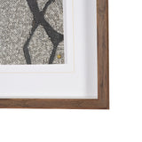 Fabric Fusion - Salib by Maja Gunnarsdottir Textured Framed Artwork Matted under Glass from Mercana - Luna Furniture