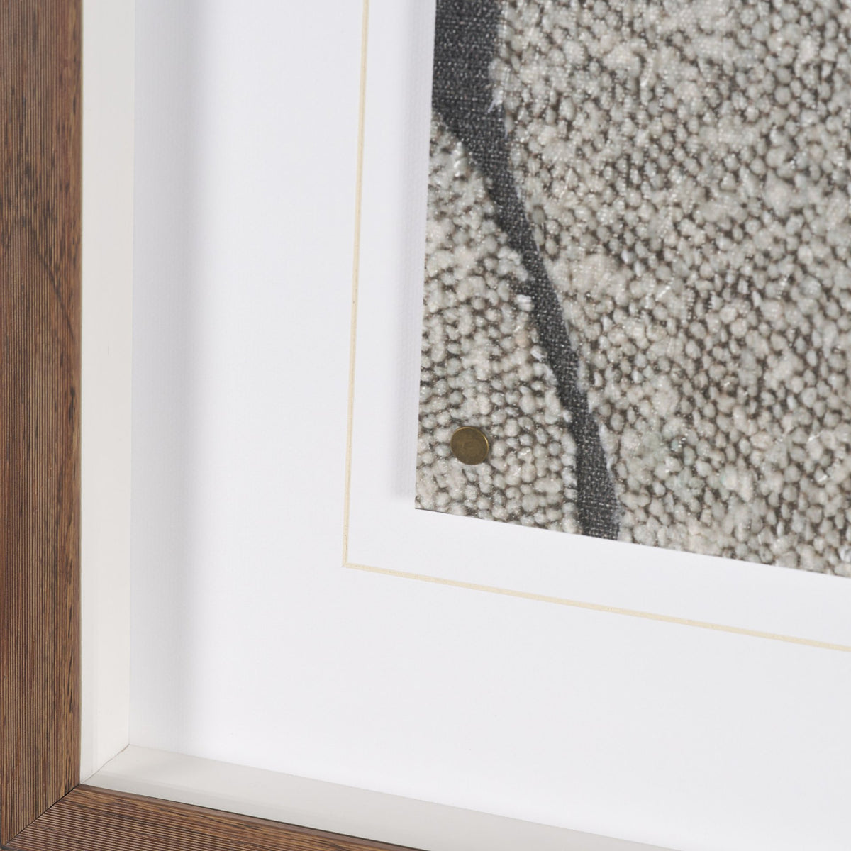 Fabric Fusion - Salib by Maja Gunnarsdottir Textured Framed Artwork Matted under Glass from Mercana - Luna Furniture