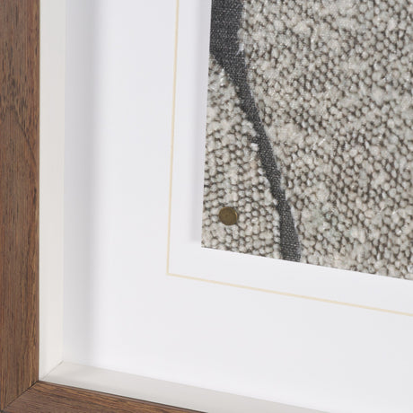 Fabric Fusion - Salib by Maja Gunnarsdottir Textured Framed Artwork Matted under Glass from Mercana - Luna Furniture