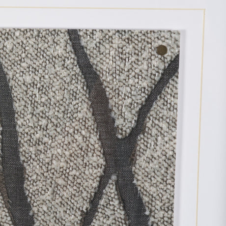 Fabric Fusion - Salib by Maja Gunnarsdottir Textured Framed Artwork Matted under Glass from Mercana - Luna Furniture
