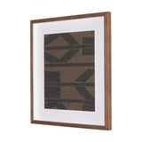 Fabric Fusion - Bentuk by Maja Gunnarsdottir Textured Framed Artwork Matted under Glass from Mercana - Luna Furniture
