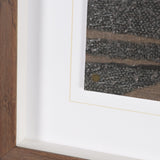 Fabric Fusion - Bentuk by Maja Gunnarsdottir Textured Framed Artwork Matted under Glass from Mercana - Luna Furniture