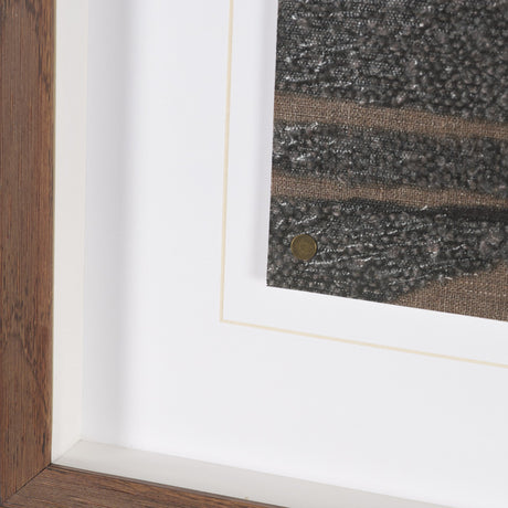 Fabric Fusion - Bentuk by Maja Gunnarsdottir Textured Framed Artwork Matted under Glass from Mercana - Luna Furniture