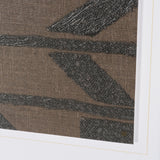 Fabric Fusion - Bentuk by Maja Gunnarsdottir Textured Framed Artwork Matted under Glass from Mercana - Luna Furniture