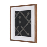 Fabric Fusion - Laluan by Maja Gunnarsdottir Textured Framed Artwork Matted under Glass from Mercana - Luna Furniture