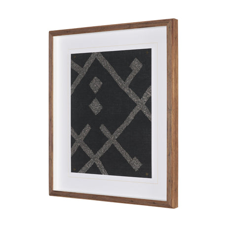 Fabric Fusion - Laluan by Maja Gunnarsdottir Textured Framed Artwork Matted under Glass from Mercana - Luna Furniture