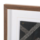 Fabric Fusion - Laluan by Maja Gunnarsdottir Textured Framed Artwork Matted under Glass from Mercana - Luna Furniture