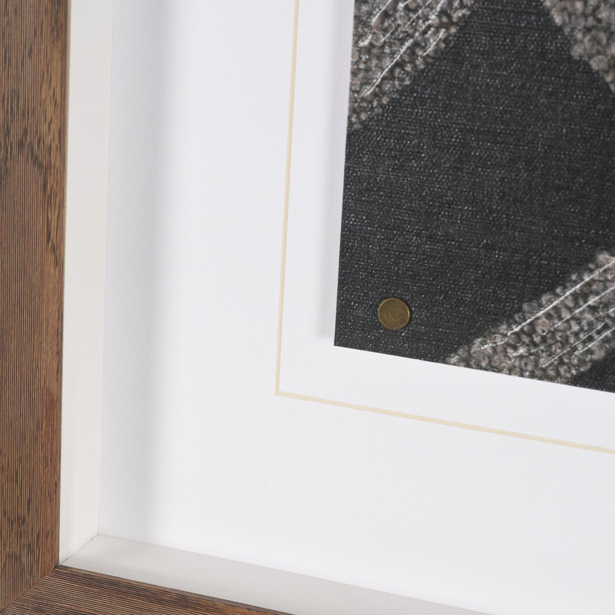 Fabric Fusion - Laluan by Maja Gunnarsdottir Textured Framed Artwork Matted under Glass from Mercana - Luna Furniture