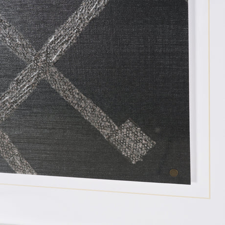 Fabric Fusion - Laluan by Maja Gunnarsdottir Textured Framed Artwork Matted under Glass from Mercana - Luna Furniture
