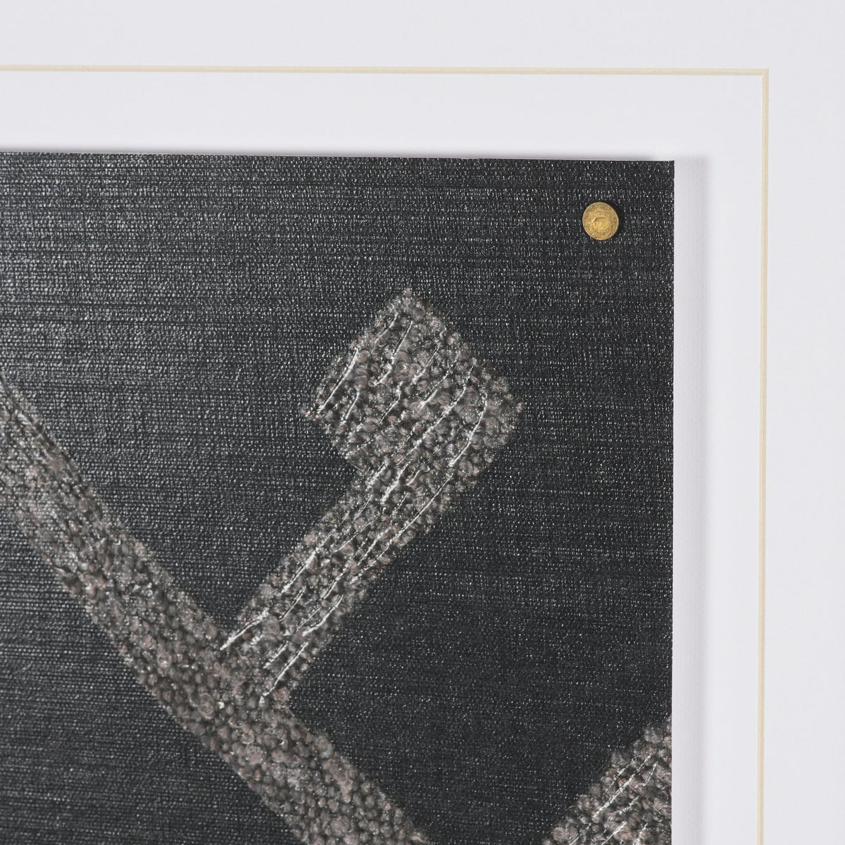 Fabric Fusion - Laluan by Maja Gunnarsdottir Textured Framed Artwork Matted under Glass from Mercana - Luna Furniture