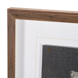 Fabric Fusion - Blok by Maja Gunnarsdottir Textured Framed Artwork Matted under Glass from Mercana - Luna Furniture
