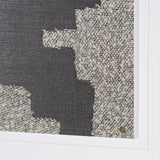 Fabric Fusion - Blok by Maja Gunnarsdottir Textured Framed Artwork Matted under Glass from Mercana - Luna Furniture