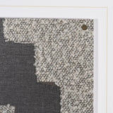 Fabric Fusion - Blok by Maja Gunnarsdottir Textured Framed Artwork Matted under Glass from Mercana - Luna Furniture