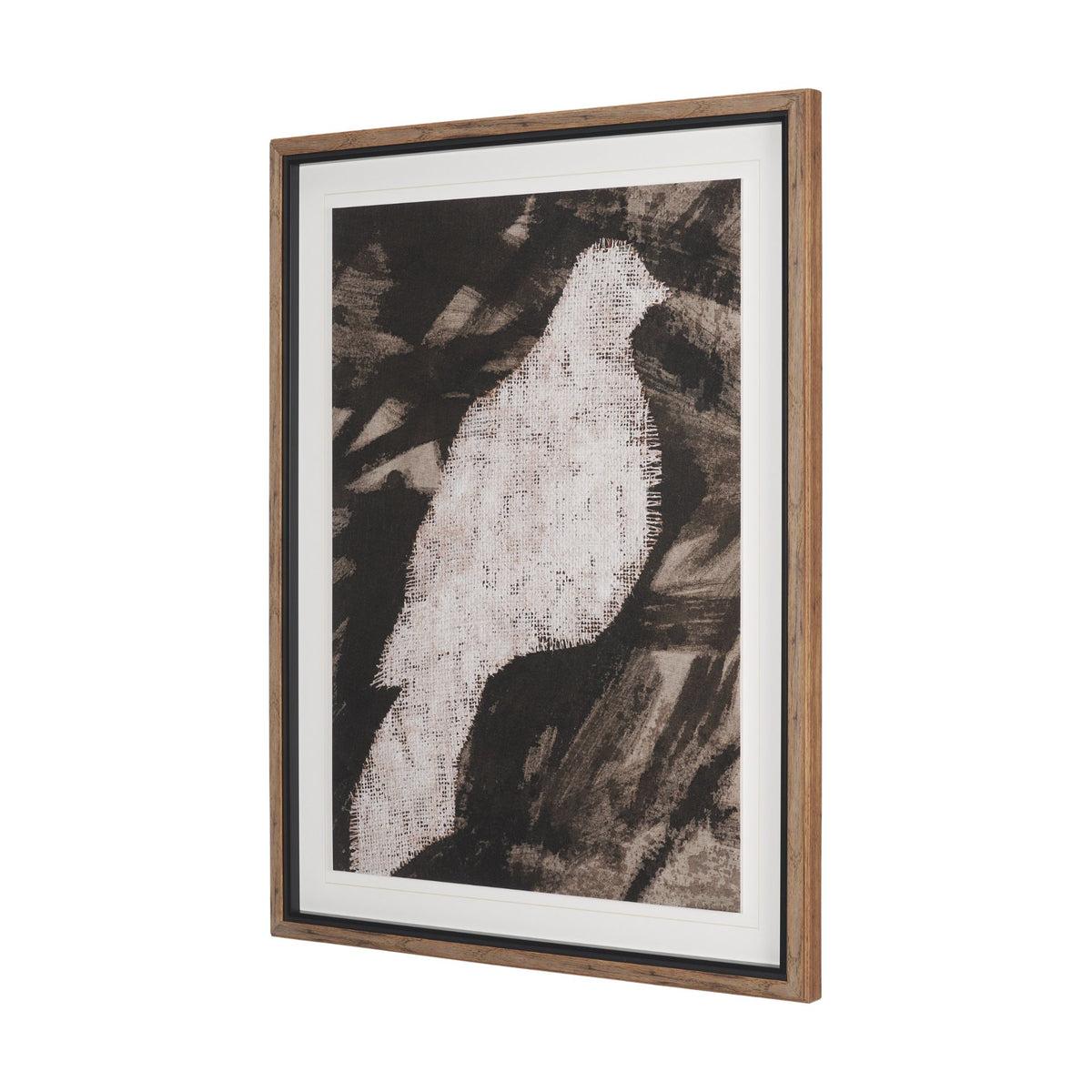 Sahara Style - Bird by Maja Gunnarsdottir Textured Framed Artwork Matted under Glass from Mercana - Luna Furniture