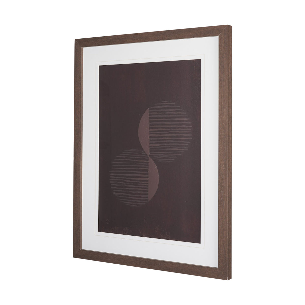 Twin Phases by Mercana Studio Hand-Embellished Textured Framed Artwork Matted under Glass from Mercana - Luna Furniture