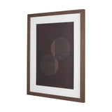 Twin Phases by Mercana Studio Hand-Embellished Textured Framed Artwork Matted under Glass from Mercana - Luna Furniture