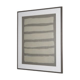 Linear Rhythym by Mercana Studio Hand-Embellished Textured Framed Artwork Matted under Glass from Mercana - Luna Furniture